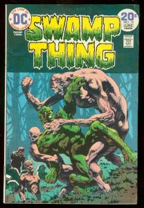 SWAMP THING #10 1974-DC COMICS-BERNI WRIGHTSON-LEN WEIN VG