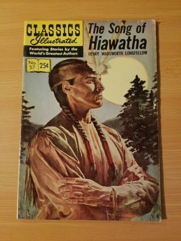 Classics Illustrated #57- The Song of Hiawatha ~ FINE FN ~  (1968) HRN 166