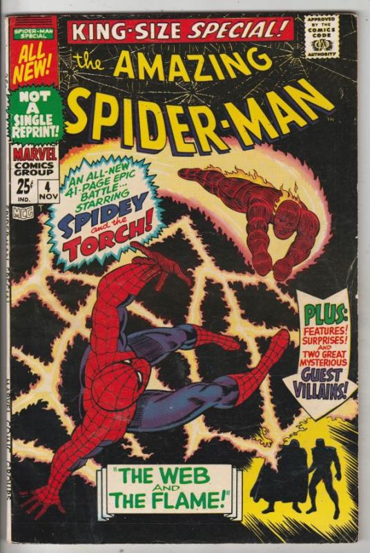 Amazing Spider-Man, King-Size Annual #4 (Nov-67) VF+ High-Grade Spider-Man