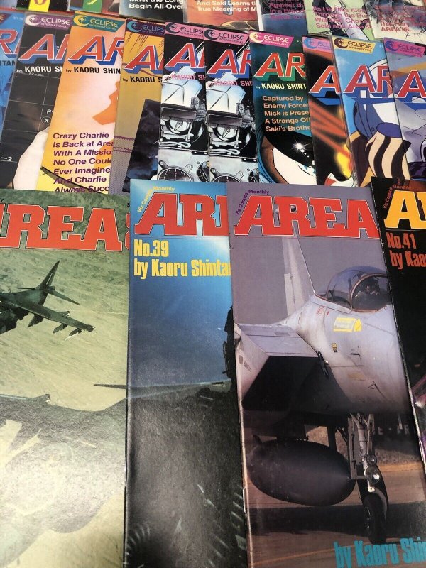 Area 88 (1989) Set Issues #1-42 Missing Issue # 26 Viz Comics • Kaoru Shintani