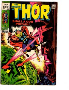 Mighty Thor # 161 VF Marvel Comic Book Silver Age 1968 Odin Loki Galactus JL17