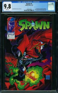 SPAWN #1 CGC 9.8 NM/MT (1992)