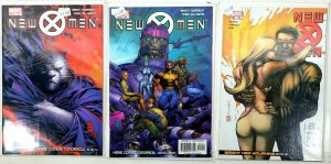 New X-Men Lot 3 #153, 154, 156 2004 Marvel Wolverine Cyclops Emma Frost Comics
