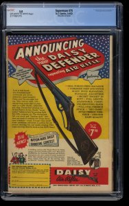 Superman #75 CGC VG/FN 5.0 Off White to White Misnumbered Variant!