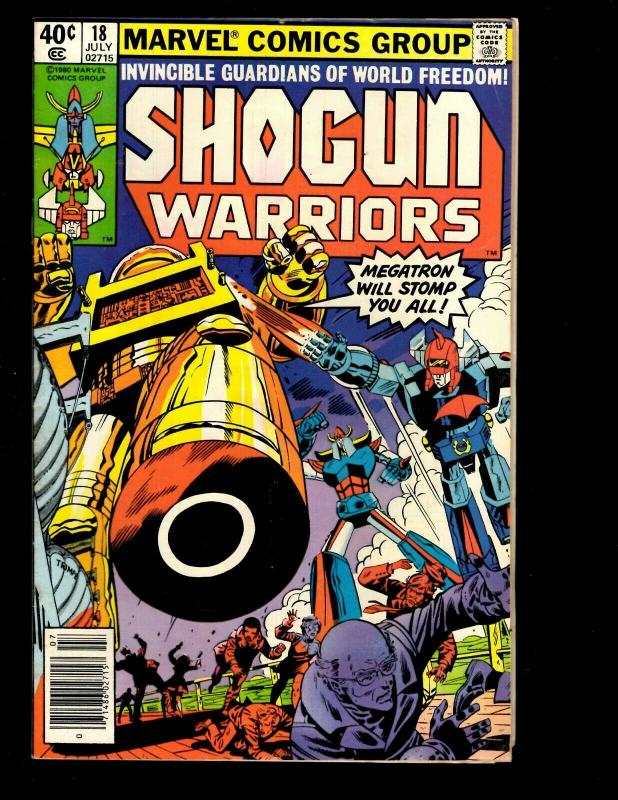 Lot of 10 Shogun Warriors Marvel Comics # 1 2 3 5 6 7 10 18 19 20 WS6