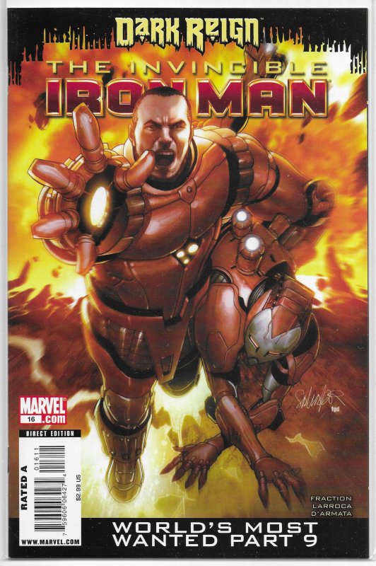 Invincible Iron Man   vol. 1   # 16 FN (Dark Reign)