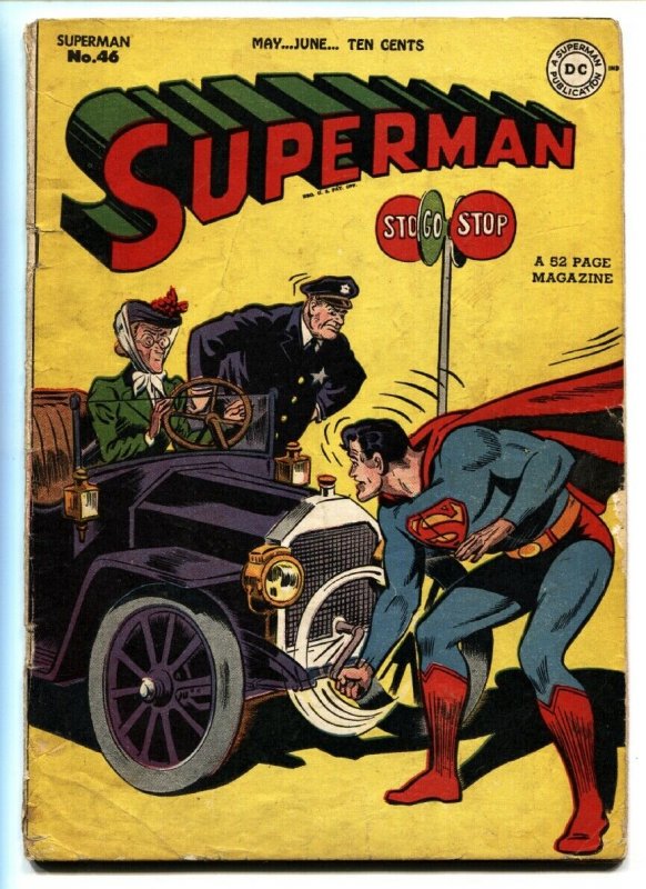 SUPERMAN #46-1947-Superboy appears-Golden-Age comic book-DC