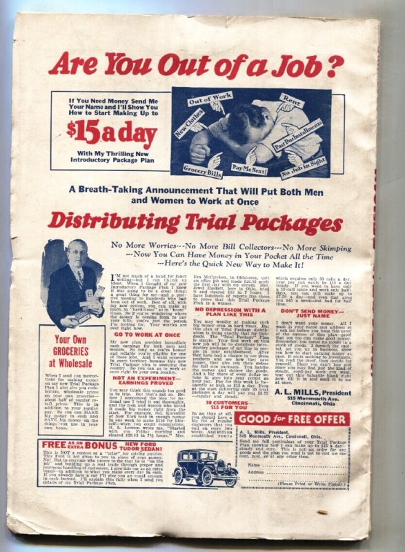 Nickel Western 1933 Jan-VERY RARE western pulp-Second issue