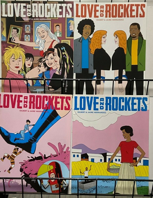 LOVE AND ROCKETS Vol.4 (Fantagraphics,2016) #1-4 VF-NM  Xaime y Beto Hernandez