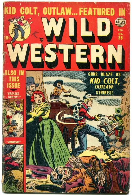 Wild Western #26 1953- Ringo Kid- Kid Colt VG-