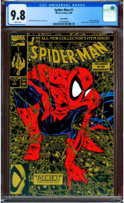 Spider-Man #1 (1990) CGC 9.8 Gold Edition