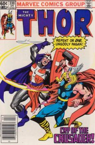 Thor #330 (Newsstand) FN ; Marvel | 1st Appearance Crusader