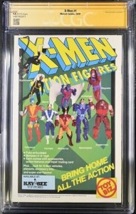 X-Men #1 1991 Marvel Comics CGC 9.8 SS Signed Jim Lee Storm cover 011