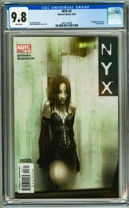 NYX #3 (2004) CGC 9.8! 1st Appearance of X-23!