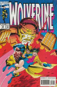 Wolverine #74 FN ; Marvel | Larry Hama Jubilee Sentinel