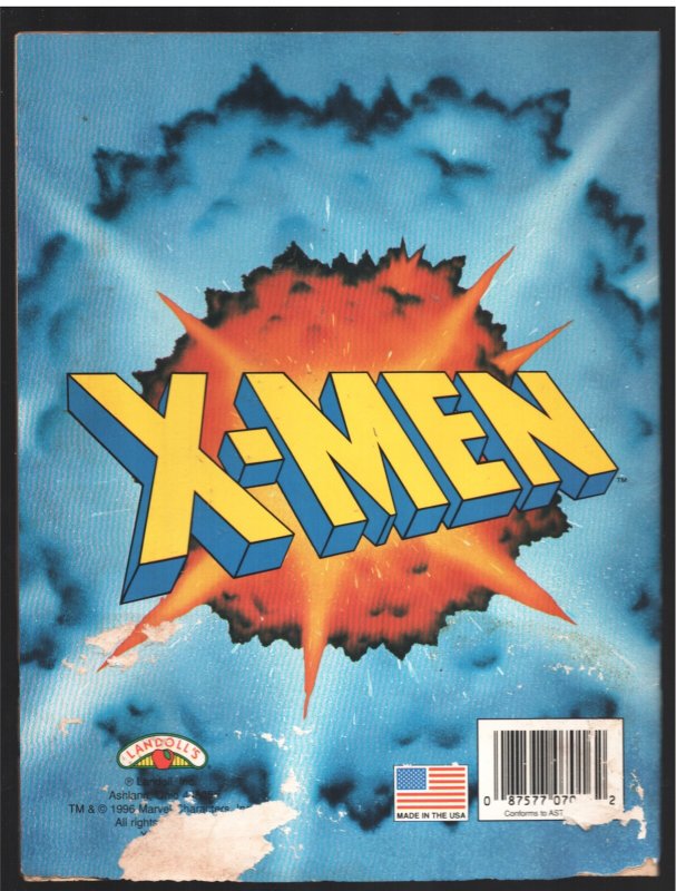 X-Men Coloring & Activity Book No# 1993-No pages have been colored