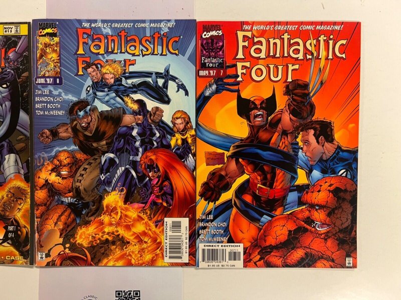 3 Fantastic Four Marvel Comic Books # 7 8 13 Avengers Defenders Thor 95 JS33