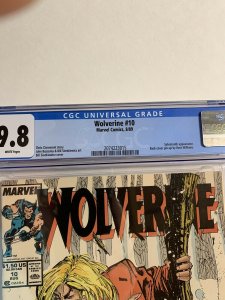 Wolverine 10 Cgc 9.8 White Pages 1988 Series Marvel 015