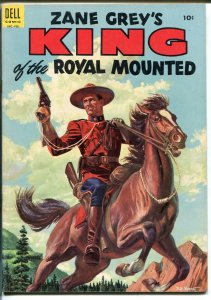 King of The Royal Mounted #18 1955-Dell-Zane Grey-book length-VF MINUS 