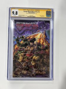 TEENAGE MUTANT NINJA TURTLES 18 Cgc 9.8 1989 SS Sign Sketch Kevin Eastman