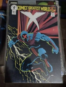 X  #1 1993 DARK HORSE COMICS GREATEST WORLD  WEEK 1 FRANK MILLER COVER