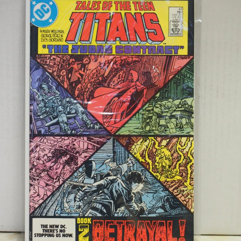 Tales of the Teen Titans #42 and #43 The Judas Contract NM