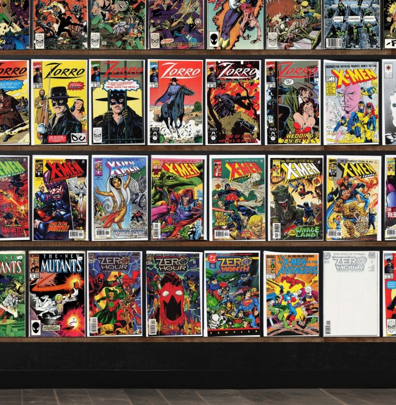 Huge Lot 150+ Comics with Zot!, The New Mutants, Wolverine, Zorro & More!