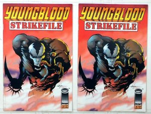 Youngblood Strikefile Lot 2 #3 x2 1993 Image Chapel Super Patriot Comics
