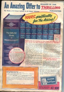 THRILLING ADVENTURES 1940 AUG--VIOLENCE-MYSTERY-CRIME--PULP---NEW COLLECTION