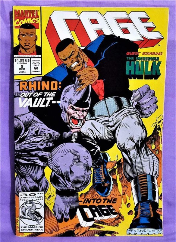 Marc McLaurin CAGE #1 - 3, 9 Dwayne Turner Punisher App (Marvel, 1992)!