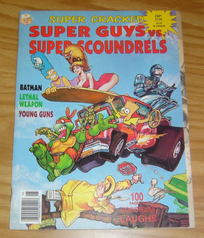 Cracked Super Edition #4 VF/NM winter 1990 bill ward - tmnt - simpsons - robocop