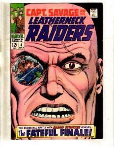 Capt. Savage And His Leatherneck Raiders # 4 VF Silver Age Marvel Comic Book FM4