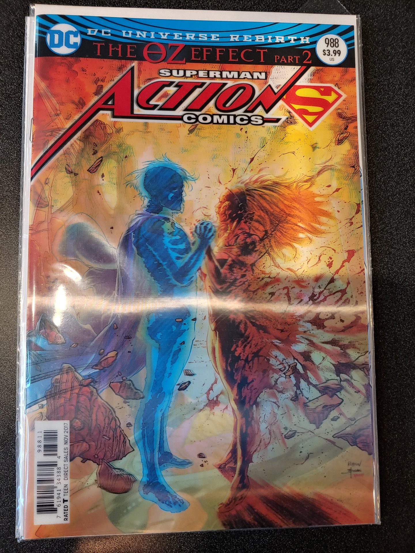 Action Comics No 9 Nm 3d Lenticular Cover Mr Oz Is Superman S Father Jor El Hipcomic