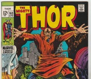 Thor #163 The Mighty strict NM- 9.2 High-Grade Warlock Him Cameo Richmond 20pct