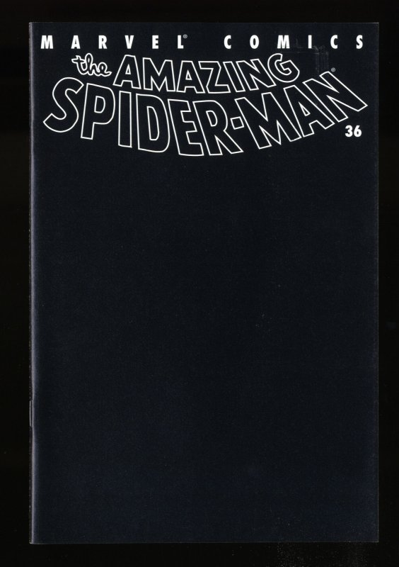 Amazing Spider-Man #36 NM- 9.2 9/11 World Trade Center Black Cover!