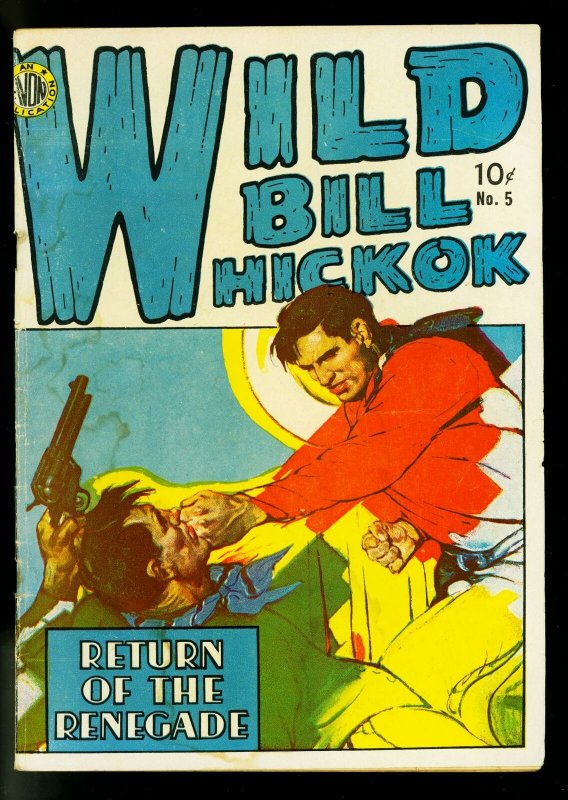 Wild Bill Hickok #5 1950- Jeff Venture- Avon Western- G