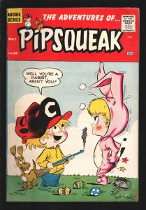 Adventures of Pipsqueak #38 1960-Archie-Wacky humor-Full page Mickey Mantle a...