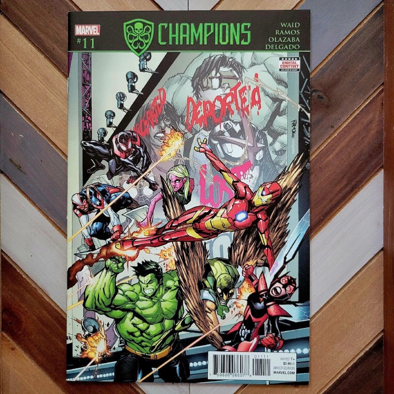 Champions #9-12 (Marvel 2017) HIGH GRADE New Team Lineup 1st RED LOCUST Set of 4