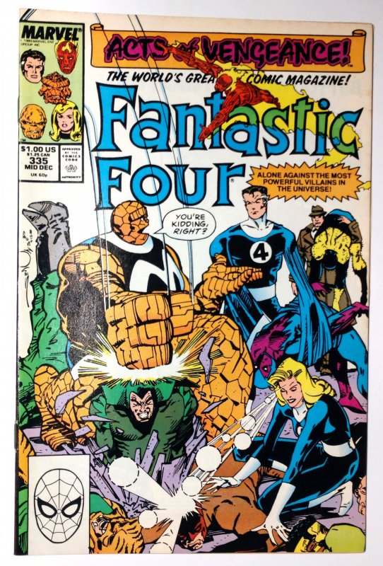 Fantastic Four #335 (VF, 1989)