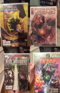 Lot of 4 Comics (See Description) Ultimate Spider Man, Violent Messiahs, War ...