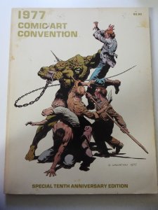 1977 Comic Art Convention 10th Anniversary Edition VG condition stains fc