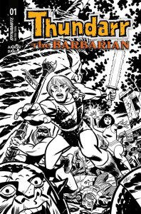 Thundarr the Barbarian #1N VF/NM ; Dynamite | 1:20 Variant Michael Cho B&W