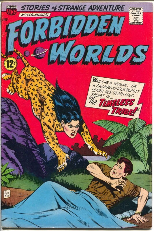 Forbidden Worlds #145 1967-ACG-Ken Landau-Junle Girl-FN/VF