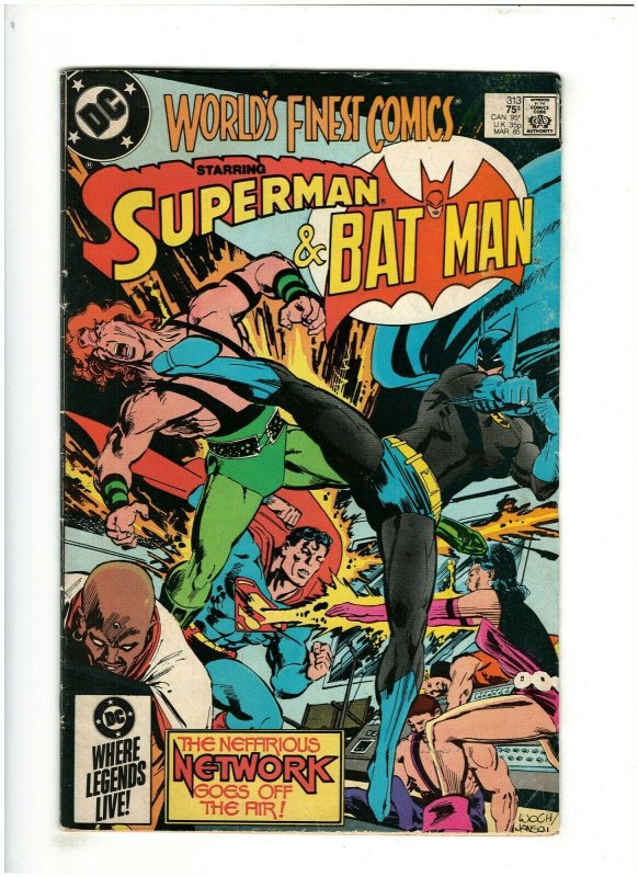 World's Finest Comics #313 VG 4.0 Superman & Batman 1985 