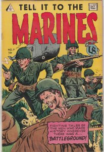 Tell It To the Marines #9 (1958) High-Grade VF- Golden age!