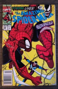The Amazing Spider-Man #345 (1991); Newsstand Mark Jewelers Variant; High Grade