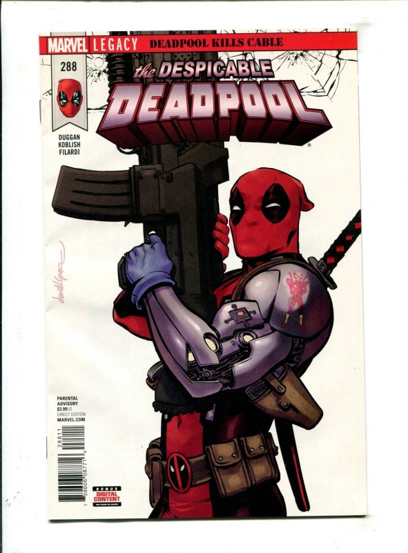 Despicable Deadpool 9PC LOT #287-295 - 2x Variant Covers (7.0/7.5) 2018