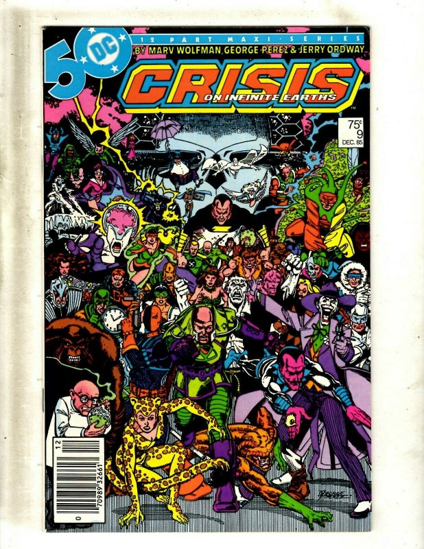 12 Comics Crisis On Infinite Earths 9 11 Superman 3 Captain Carrot 8 +MORE GB1