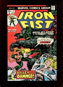 IRON FIST #2 - JOHN BYRNE ART (8.0 OR BETTER) 1975