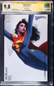 SUPERMAN #25 DC COMICS 2025 JEFF DEKAL VARIANT SIGNED IN BLACK CGC SS 9.8 NM/MT